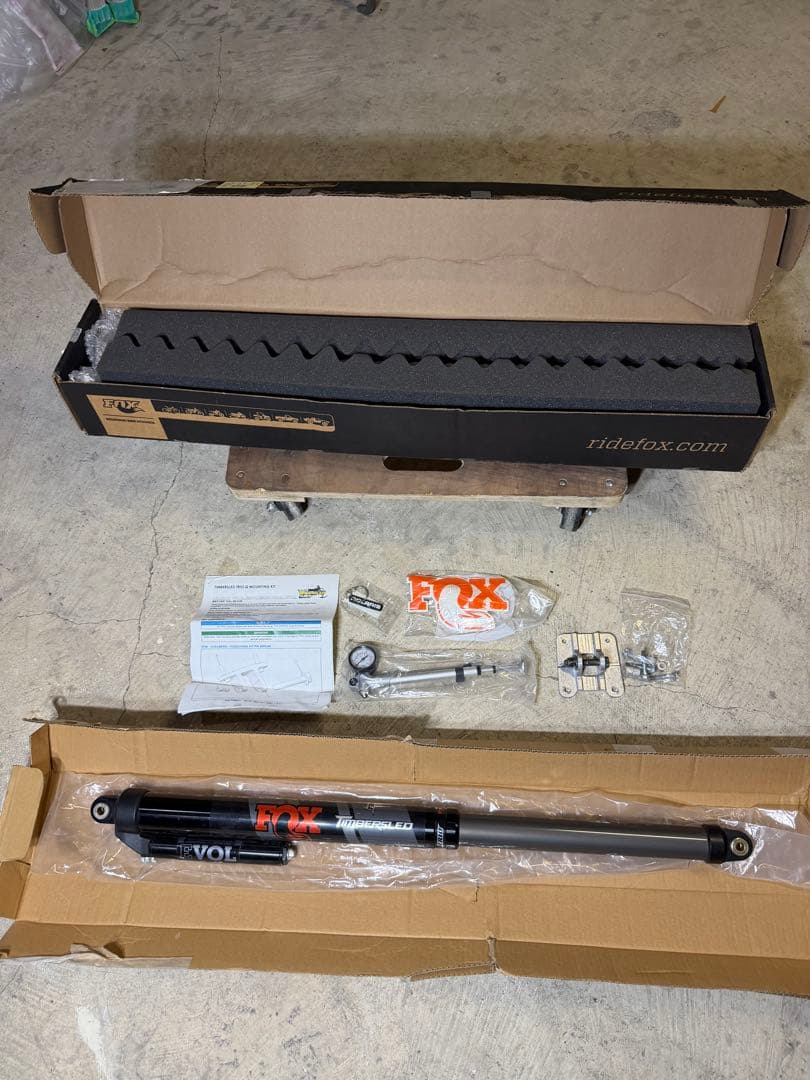 FOX TRIO Front Shockトリオショック スノーバイク ティンバー