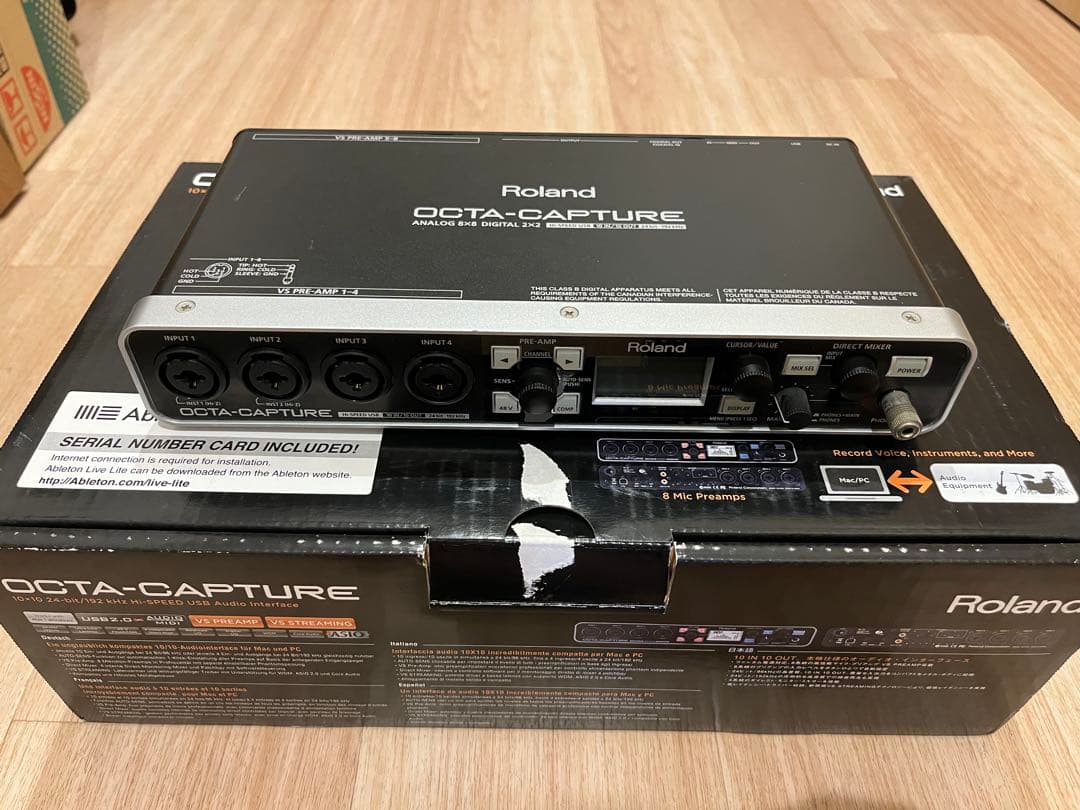 【完動品】RolandOCTA-CAPTURE1010オーディオインターフェイス