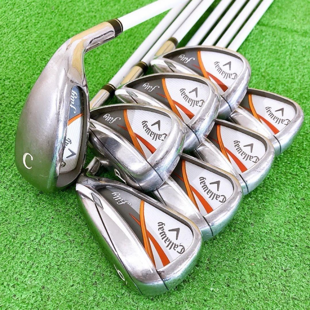 テ23★豪華8本キャロウェイ フィリー レディースアイアンセット L filly