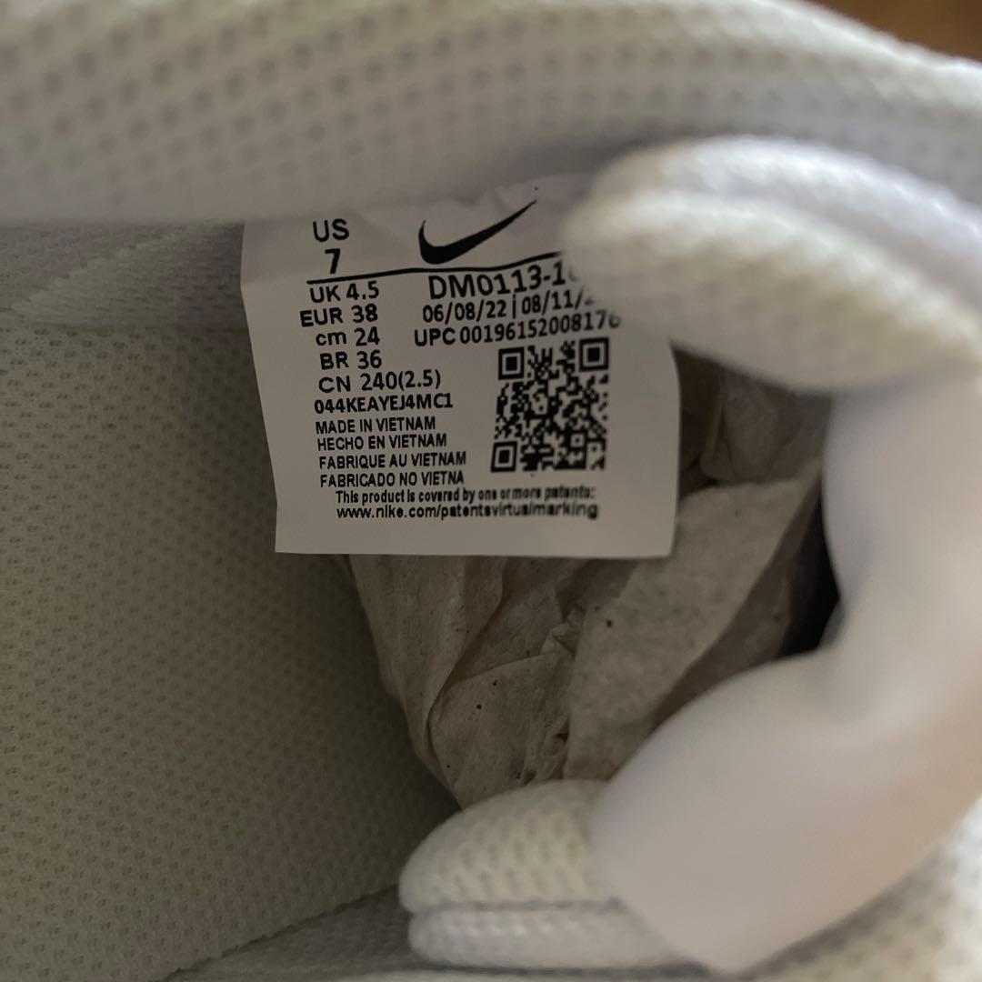 ナイキ スニーカー レディース ホワイト 白 厚底 NIKE 24cm