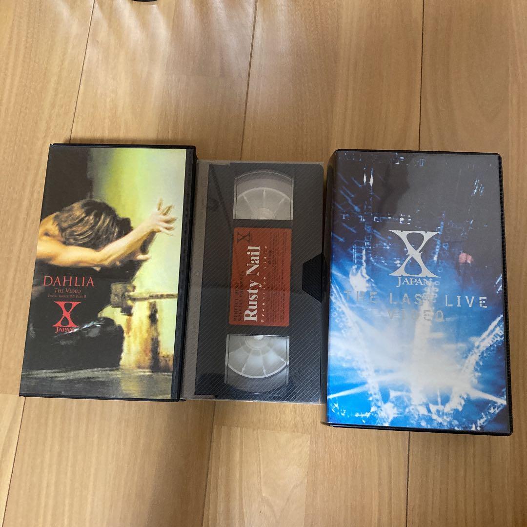 X JAPANビデオ10点セット&LUNA SEAビデオ2点セット