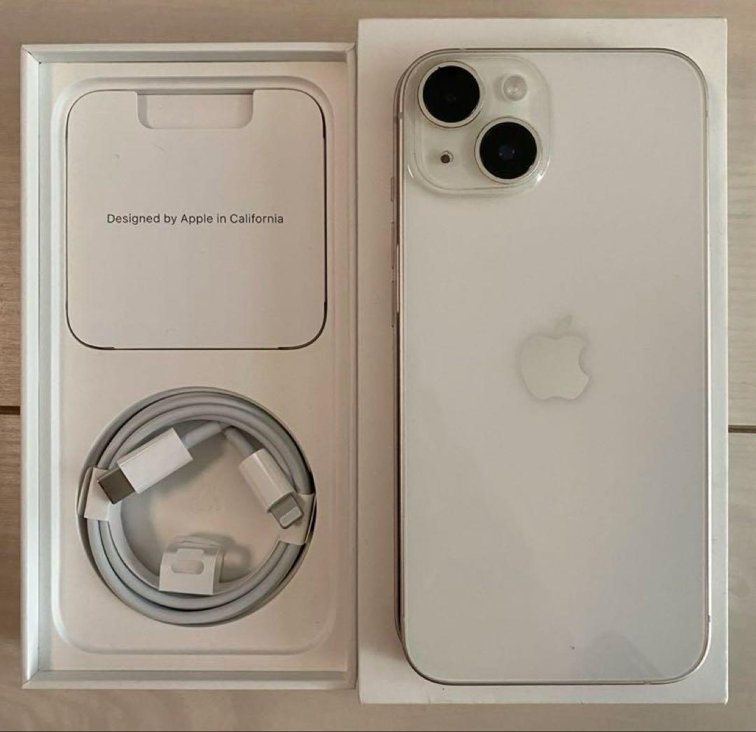 iPhone 14 スターライト 白 128GB SIMフリー