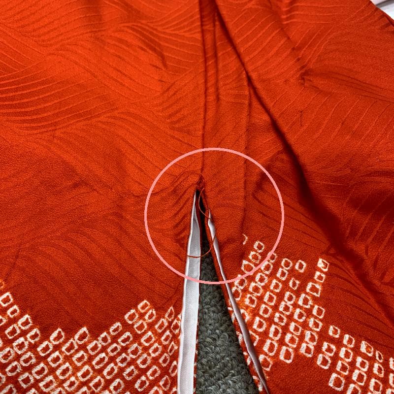 510ag30、帯揚げ□七五三 三歳 女児 着物&チュール帯&長襦袢 金駒刺繍□