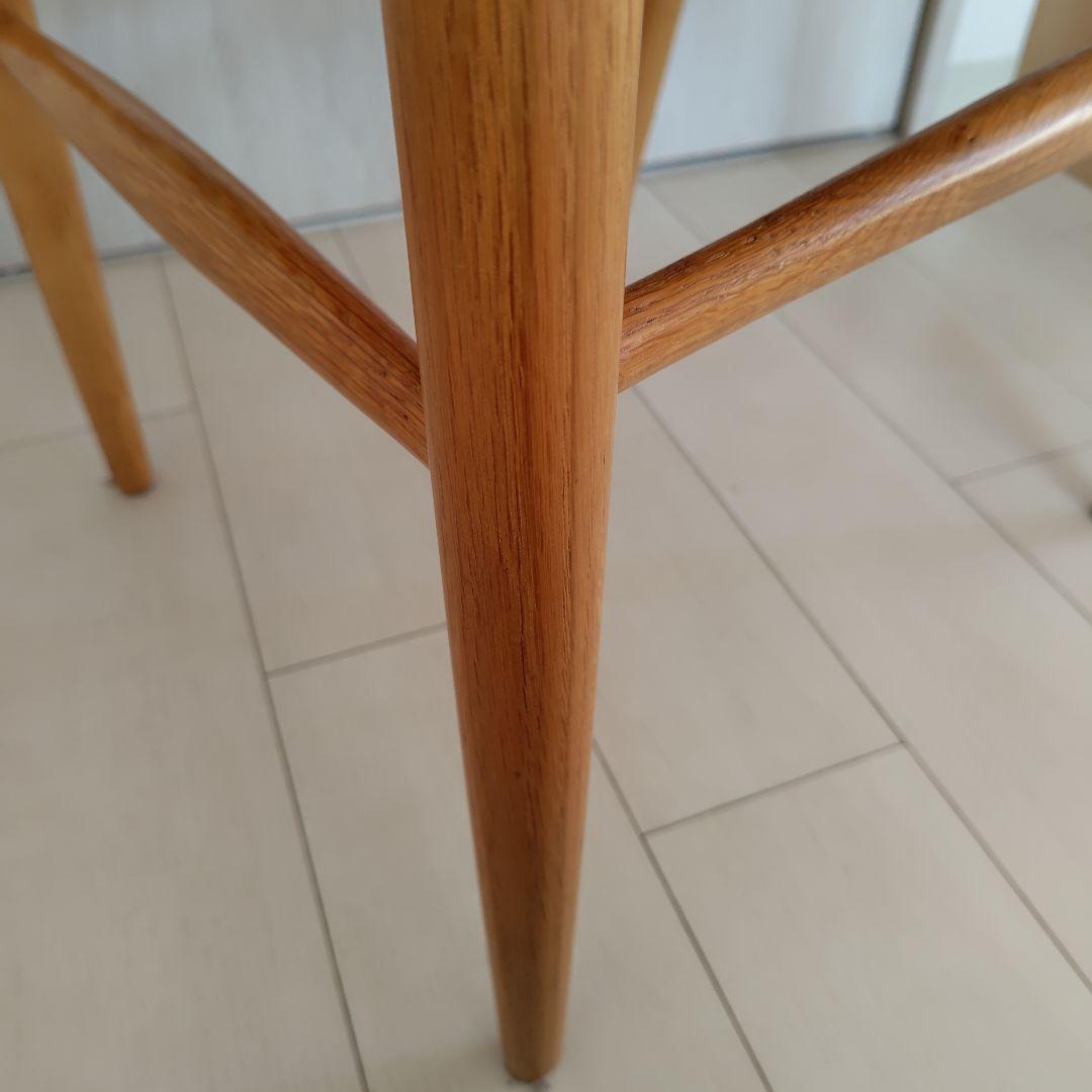 今年いっぱいの出品　無印良品　ペーパーコードチェア　木製アームチェア