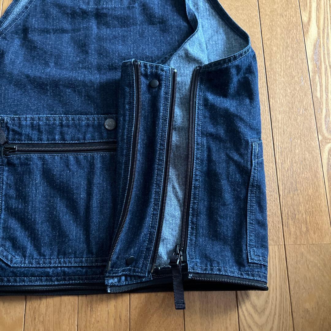 デニムダンガリー エプロン