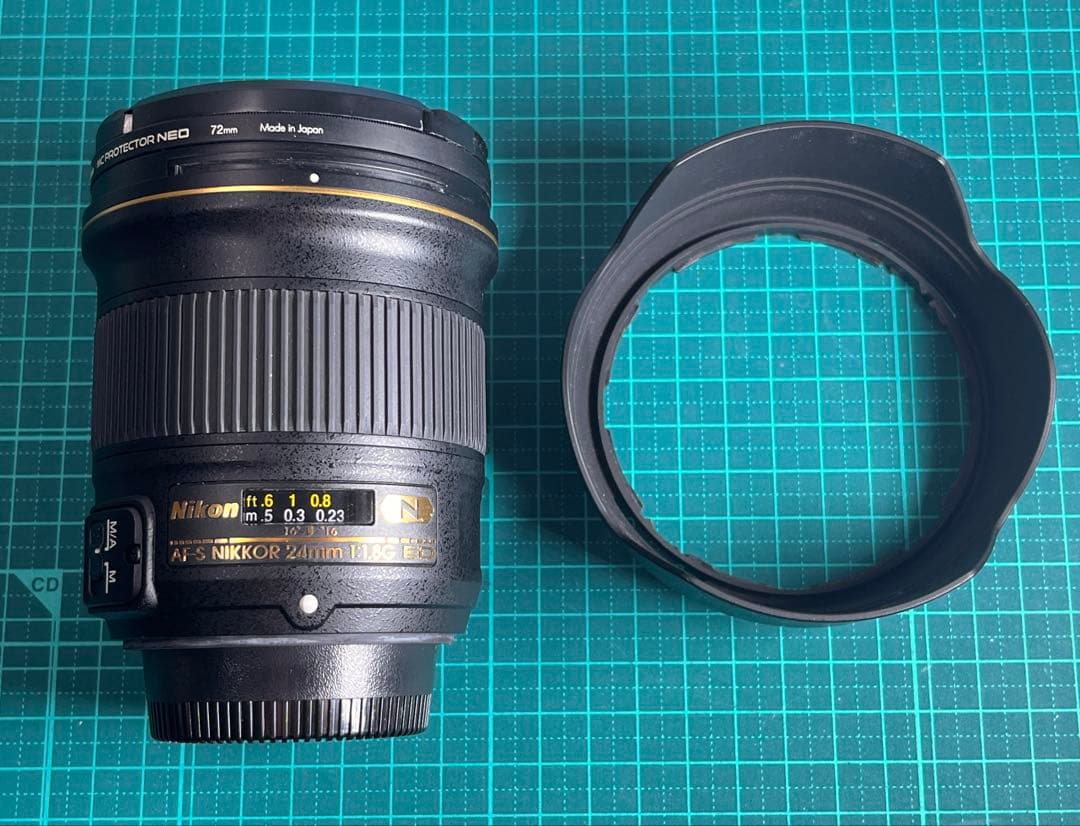 中古：AB(良品) ニコン AF-S NIKKOR 24mm f/1.8G ED