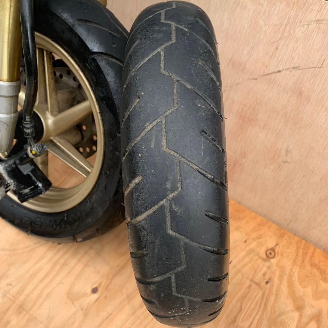 ※Nanaさん専用！ライブディオAF35ZX仕様金ホイールタイア前ディスク足回り