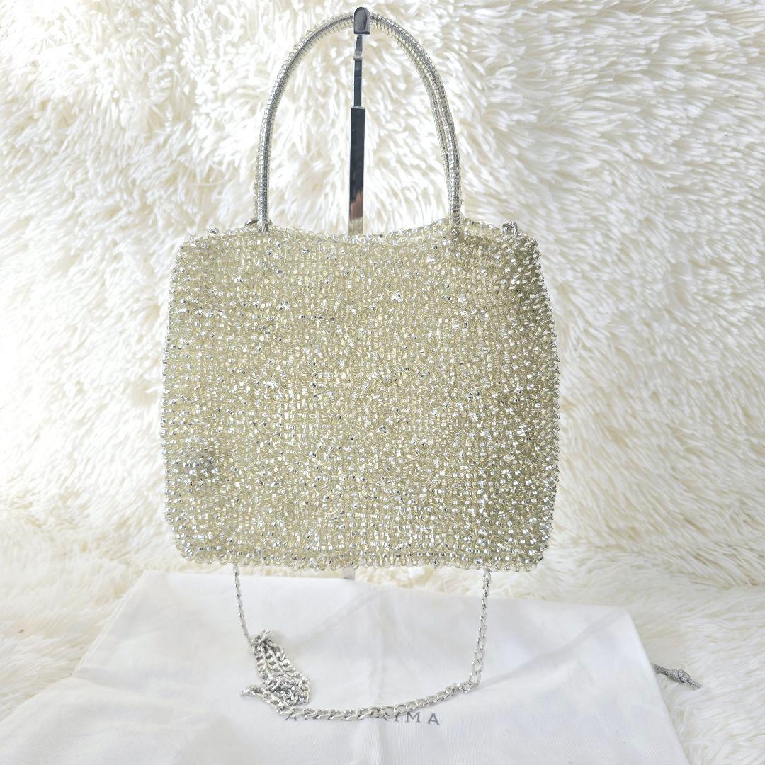 アイアール様✨人気色シルバー✨アンテプリマ スクエア ミディアム シルバー