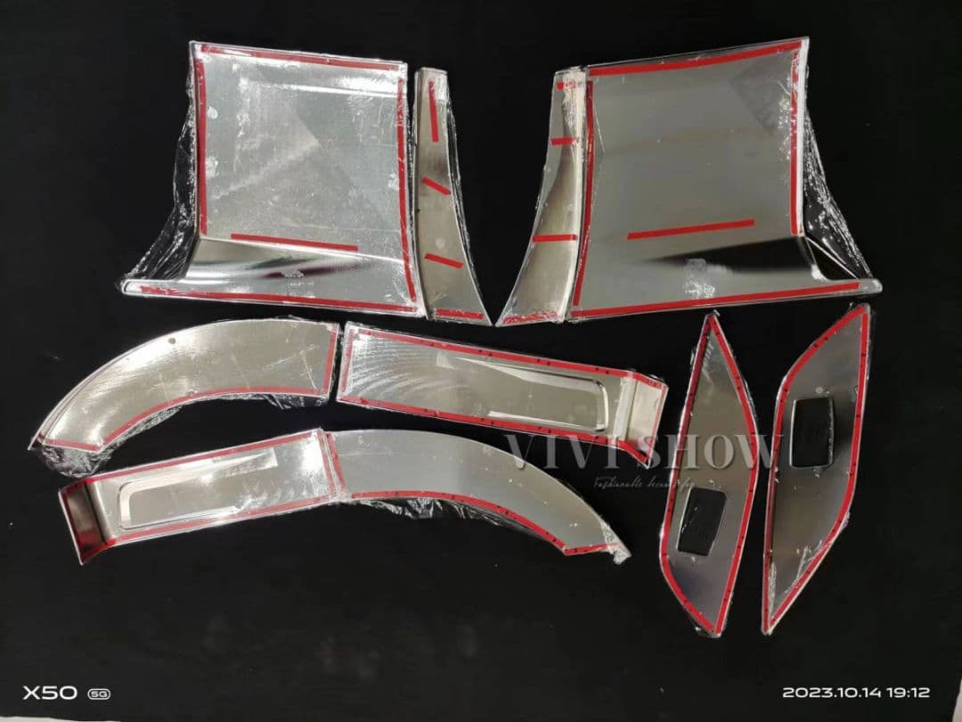 17プロフィア メッキ ドア アンダー&ウインカーガーニッシュ&フェンダーカバー