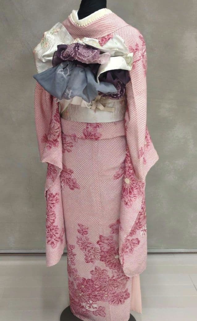 振袖セット⭐️ピンク レース　150〜160cm位の方
