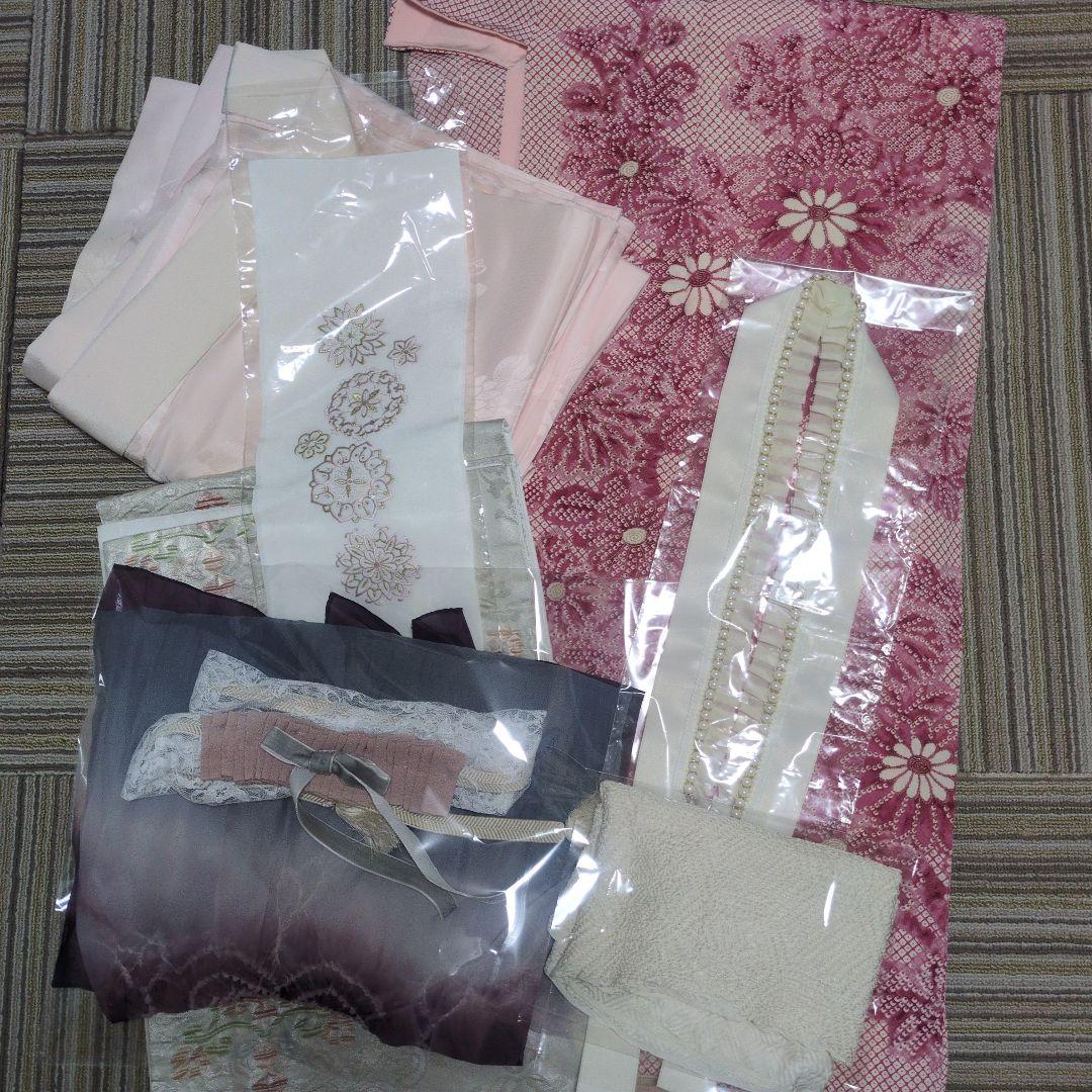 振袖セット⭐️ピンク レース　150〜160cm位の方