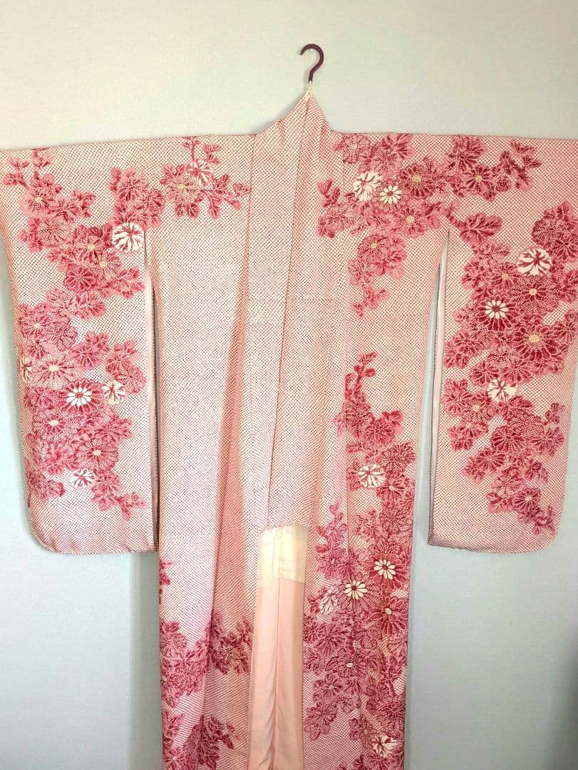 振袖セット⭐️ピンク レース　150〜160cm位の方