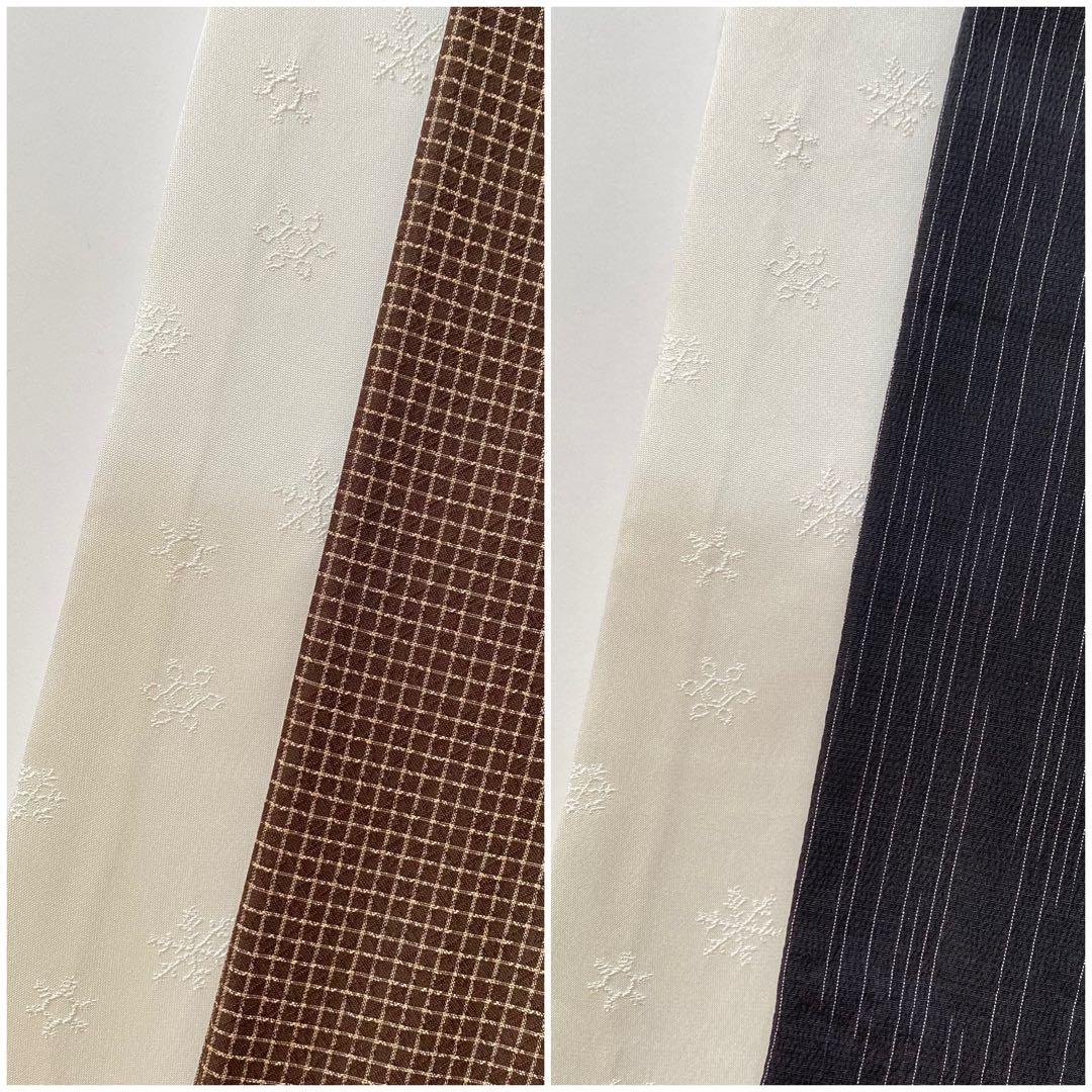 衿秀　きらっく　替え衿　絹　雪の結晶　日本製　広衿　ウォッシャブル加工　き楽っく