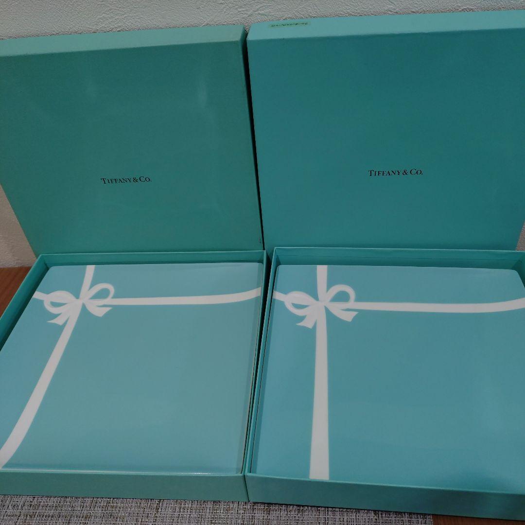 未使用　ティファニー 24㎝プレート2枚セット