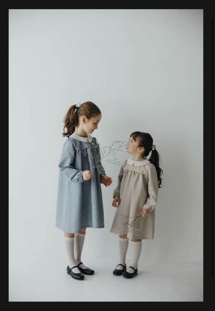 リトルクローゼット 水色ワンピース