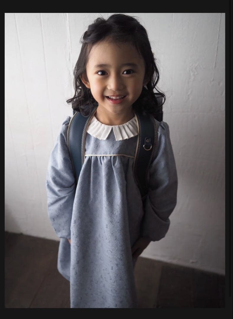 リトルクローゼット 水色ワンピース