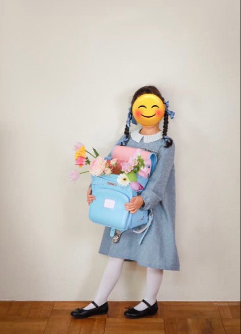 リトルクローゼット 水色ワンピース