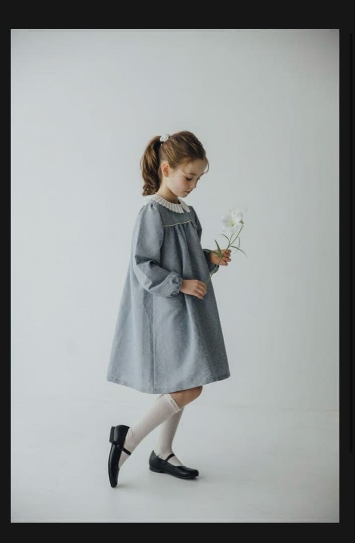 リトルクローゼット 水色ワンピース