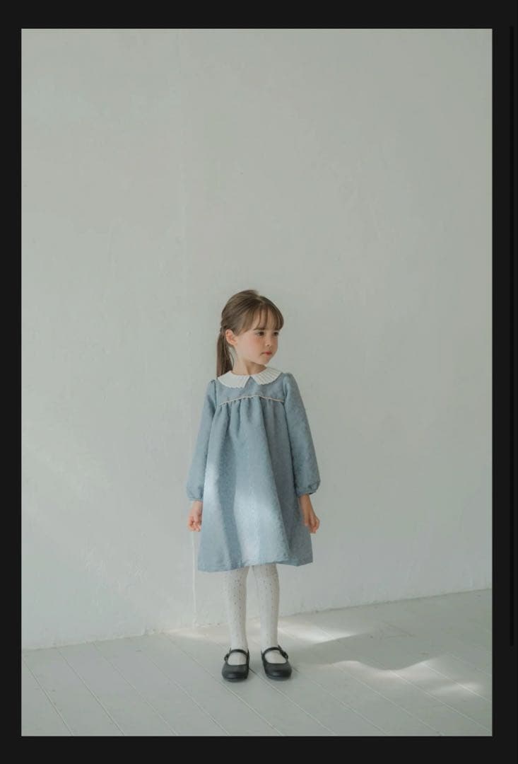 リトルクローゼット 水色ワンピース
