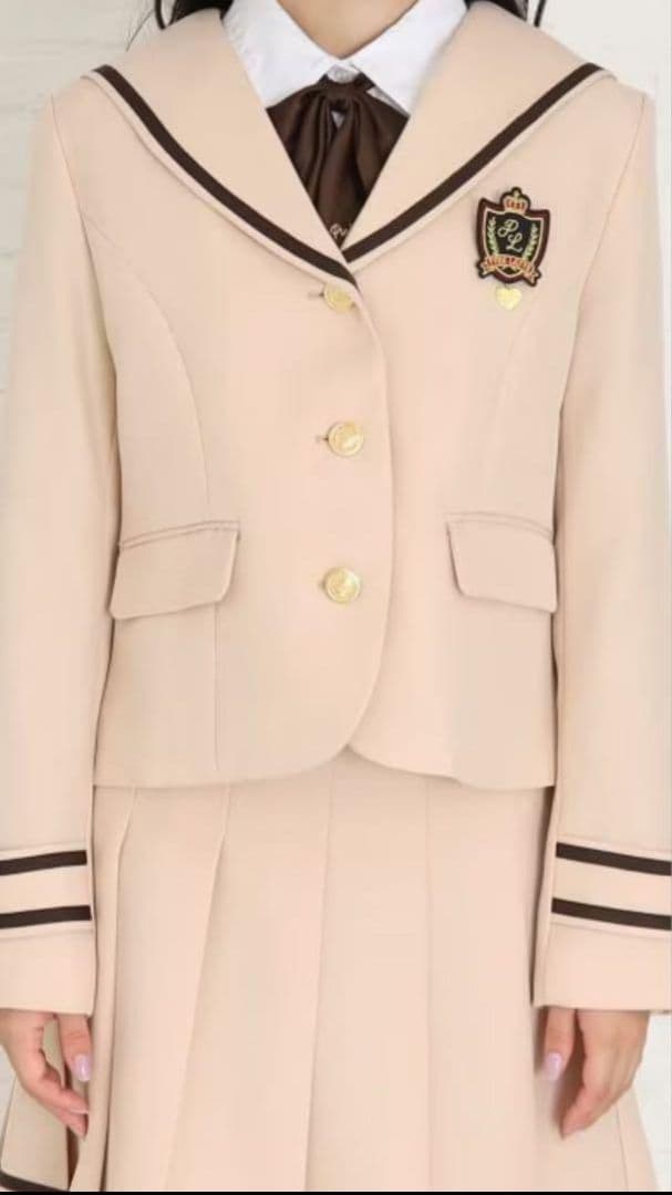 【PINK-latte】 ブレザー&スカート 卒服セット 160