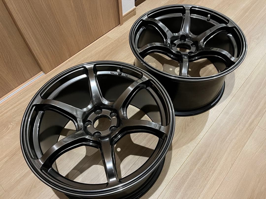 【Rc】① ACHT6 18インチホイール2本9.5j+45 PCD100