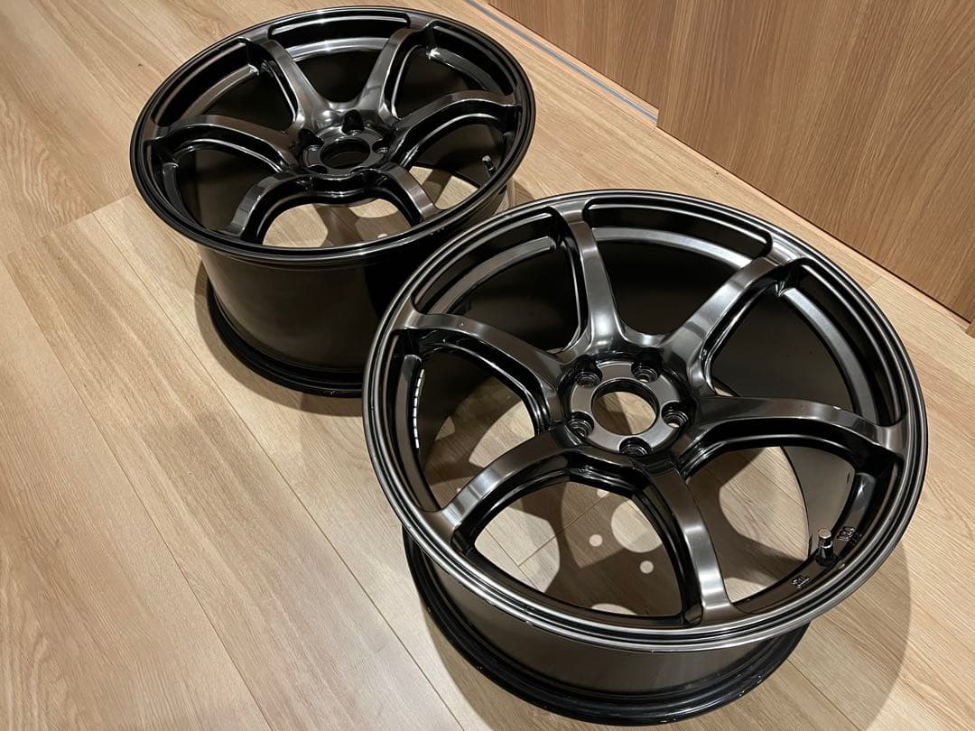 【Rc】① ACHT6 18インチホイール2本9.5j+45 PCD100