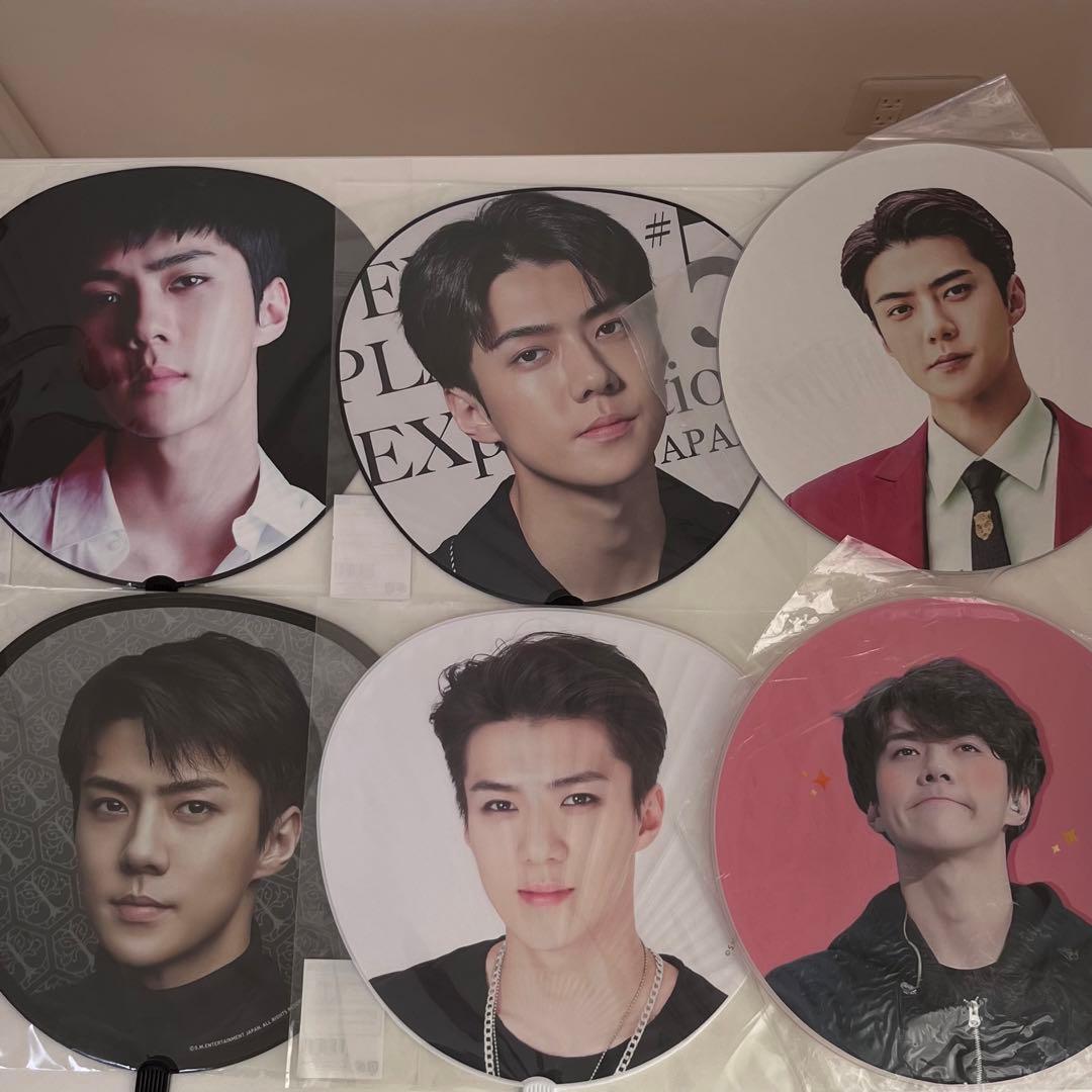EXO セフン　うちわセット