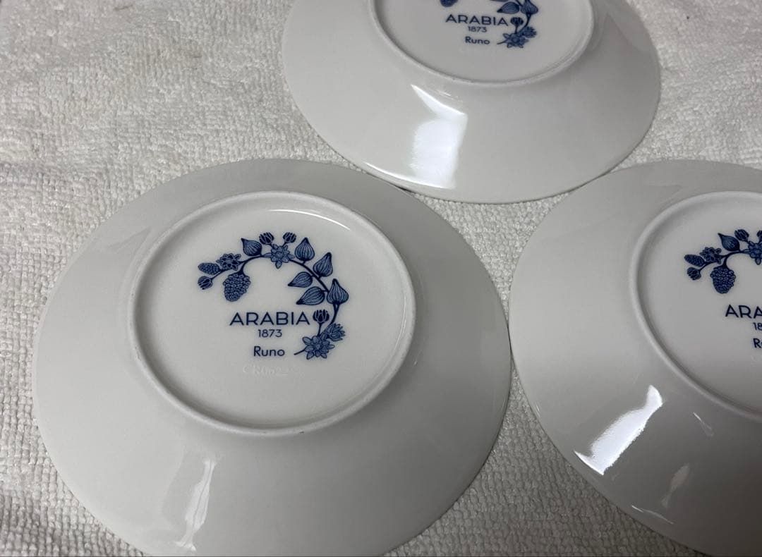 ルノ　フロストベリー　プレート　11.5cm　3枚