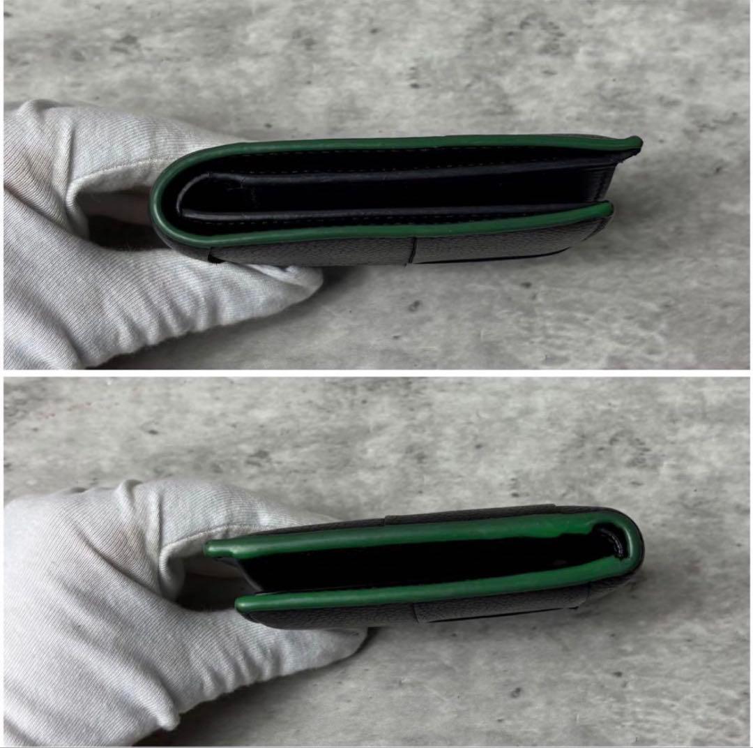 極美品✨ボッテガヴェネタ 二つ折り財布 カセット レザー 本革 ブラック