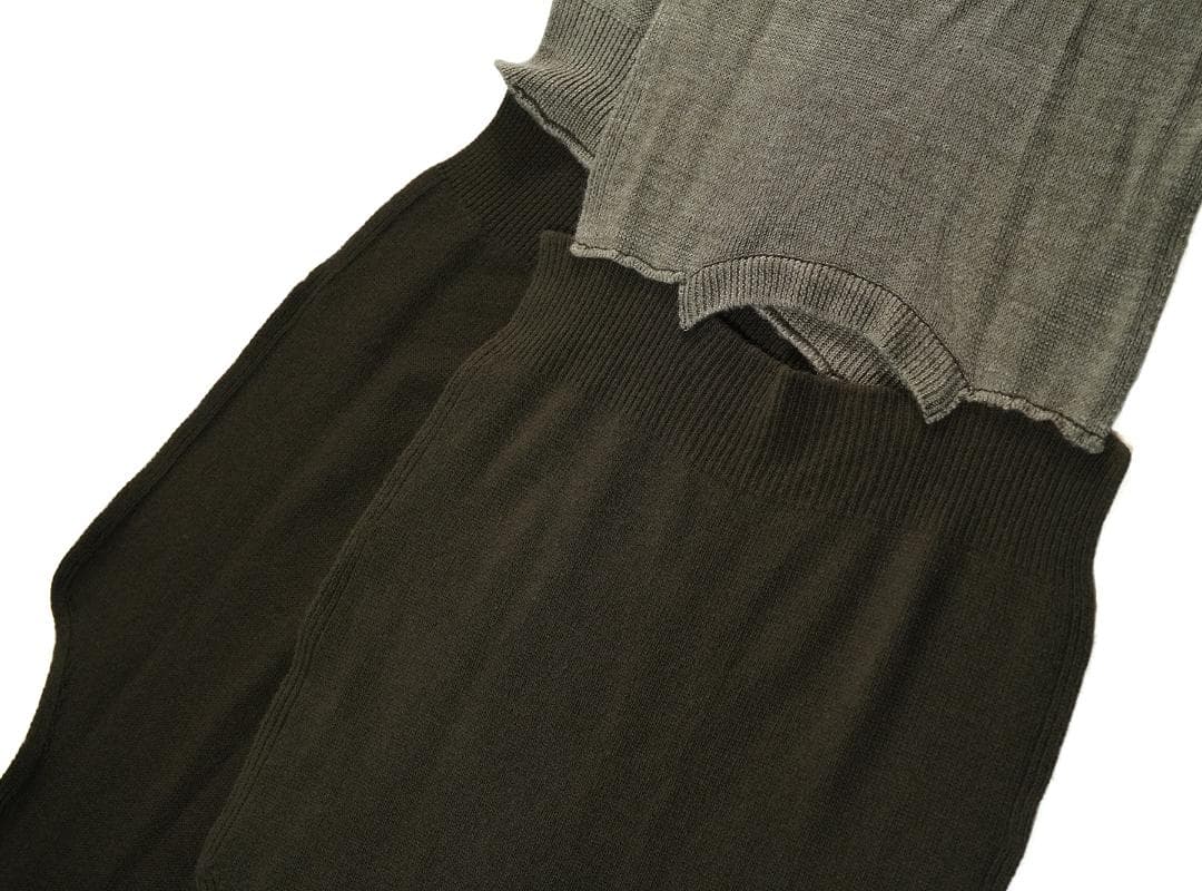 COMME des GARCONS SHIRT ニットベスト 再構築 マフラー