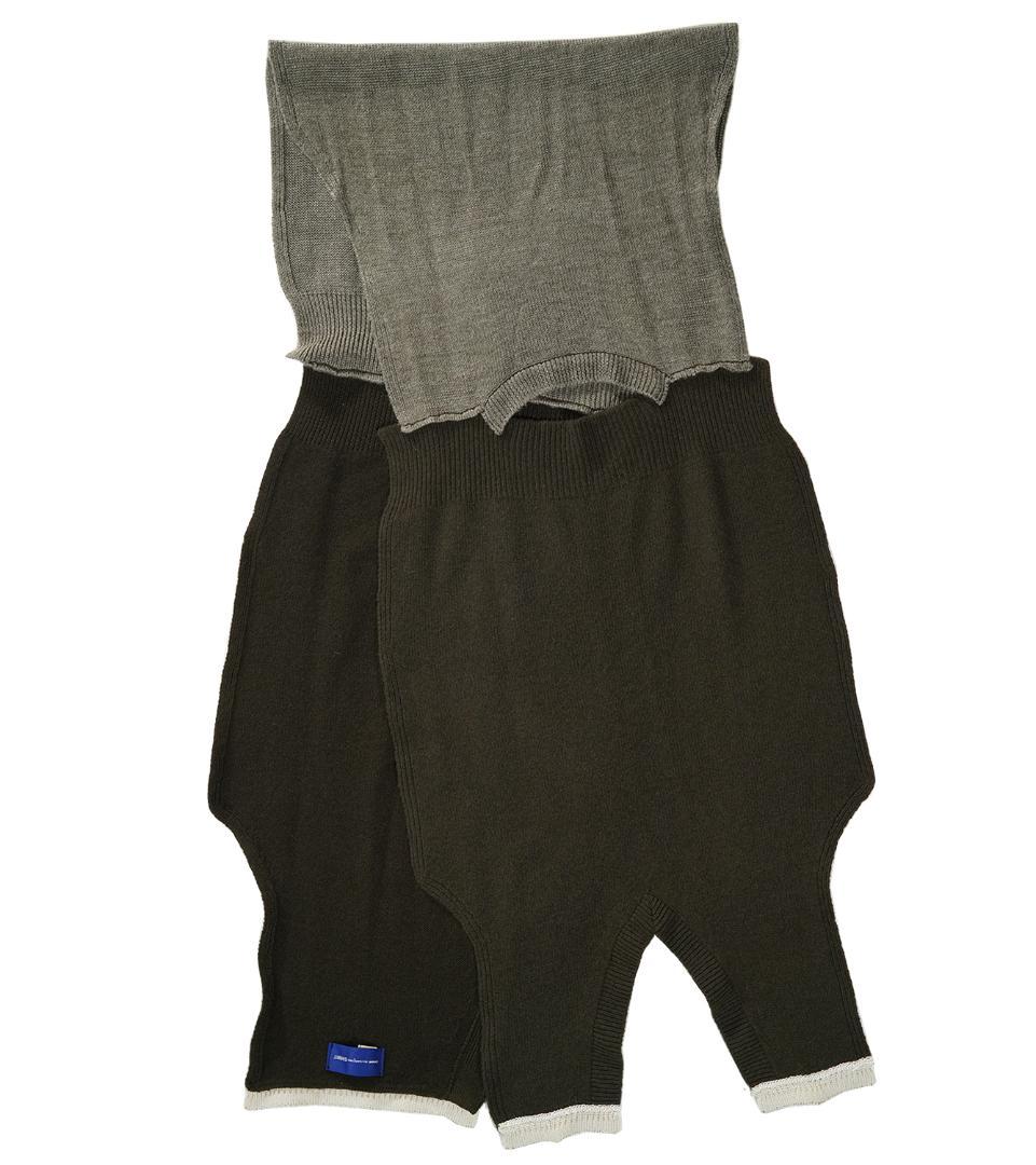 COMME des GARCONS SHIRT ニットベスト 再構築 マフラー