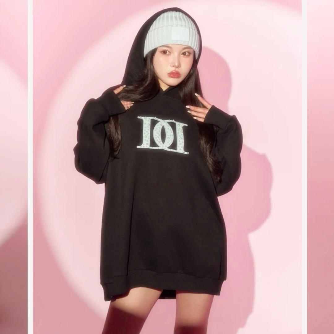 Darich パールスプリングフーディー　BLKブラック