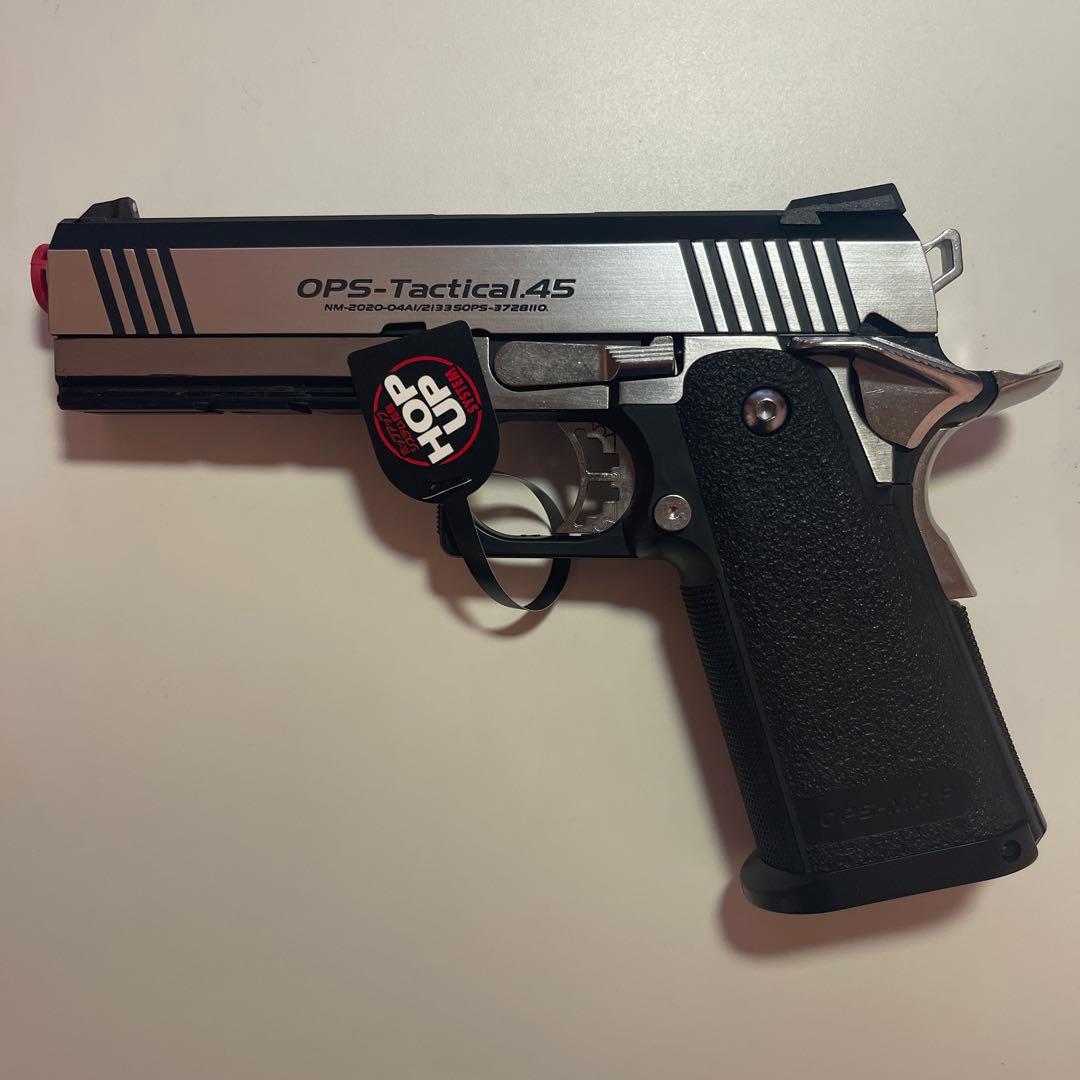 東京マルイ No24 ハイキャパカスタム デュアルステンレス 18歳以上ガスブロ