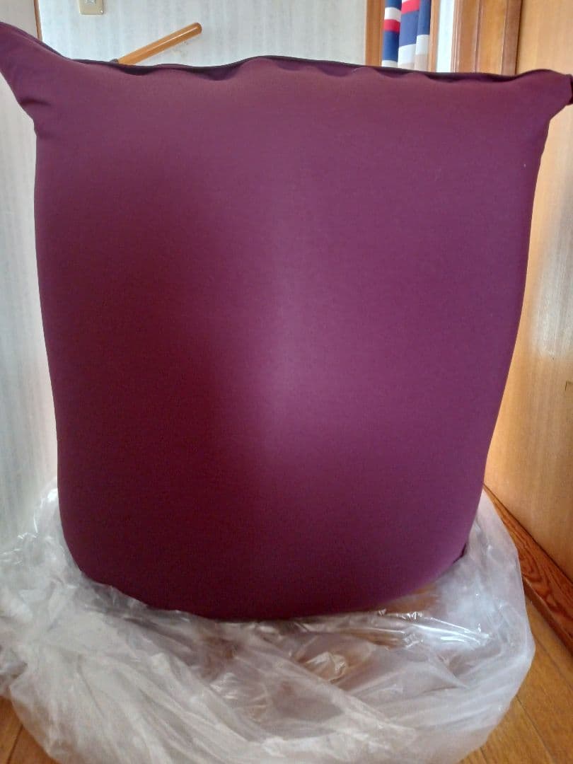 新品未使用ヨギボーミニ　ディープパープル　取扱説明書つき