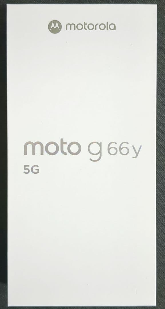 新品未使用　moto g66y 5G