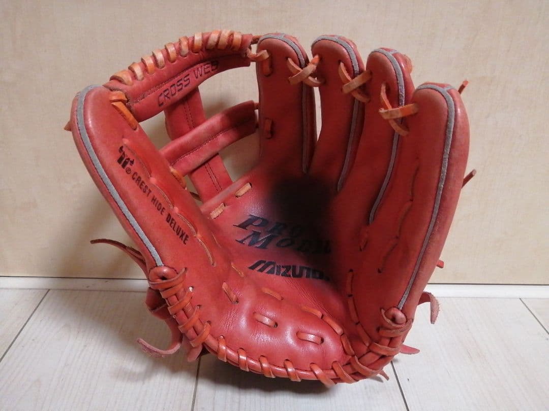 ミズノ　ビューリーグ　軟式内野手用グローブ　Mマーク