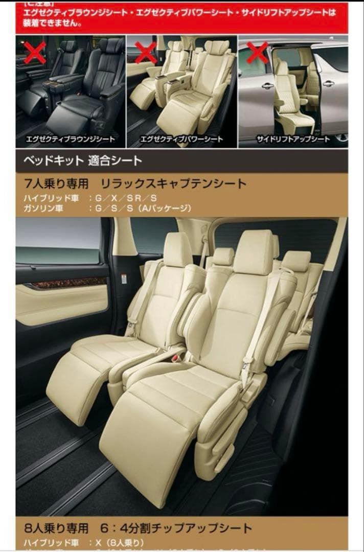 MGR製30アルファード　ベッドキット