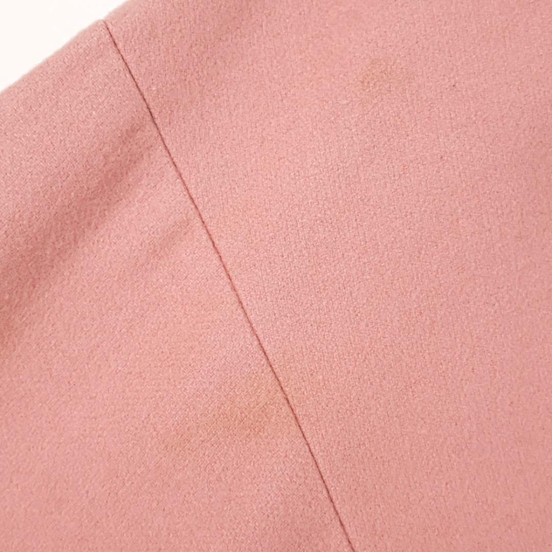 H4625-146◾️ミスビヘイブ　バックプリントチェスターコート　ウール