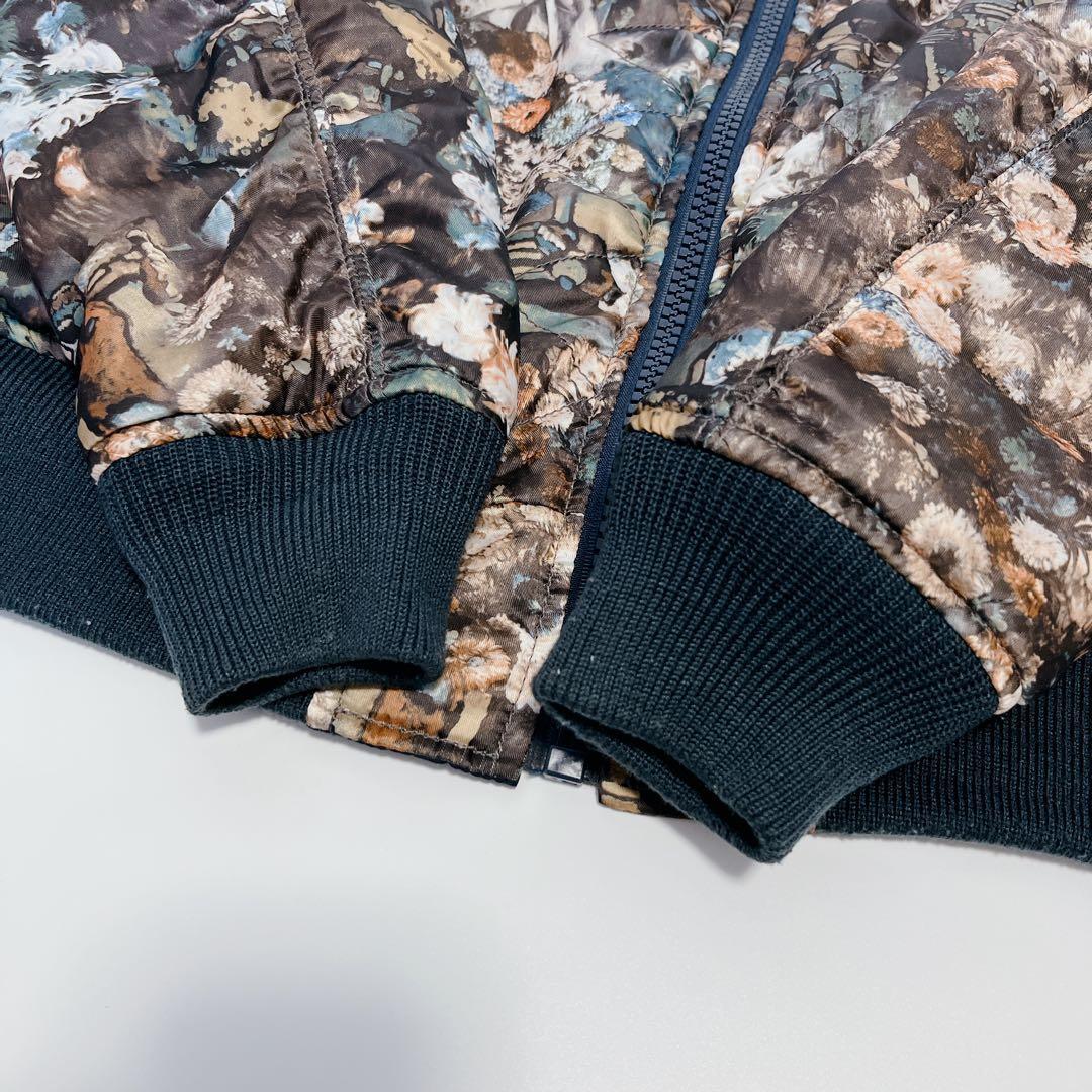 希少✨AVIREX 35周年モデル リバーシブルMA-1 総柄 L ネイビー