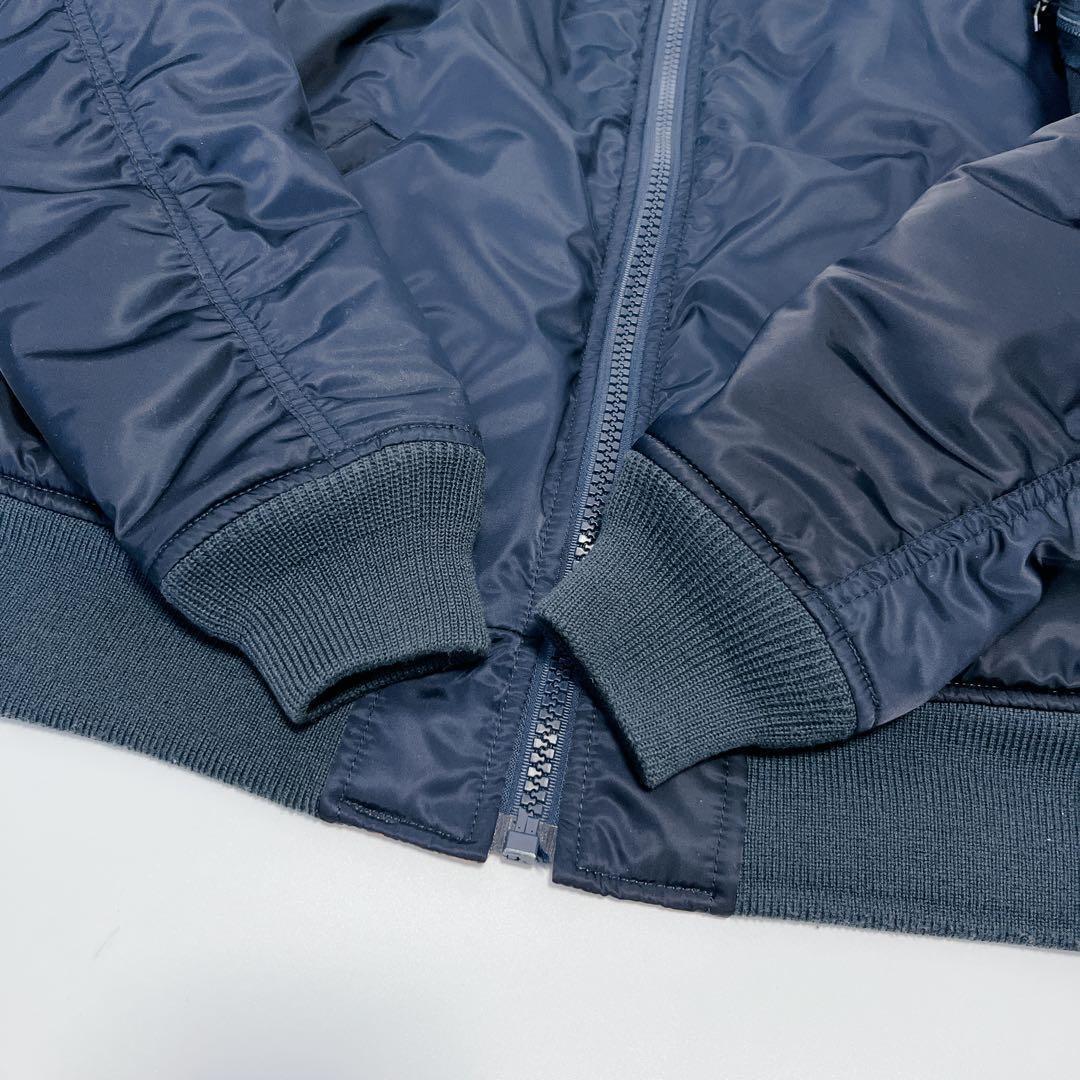 希少✨AVIREX 35周年モデル リバーシブルMA-1 総柄 L ネイビー