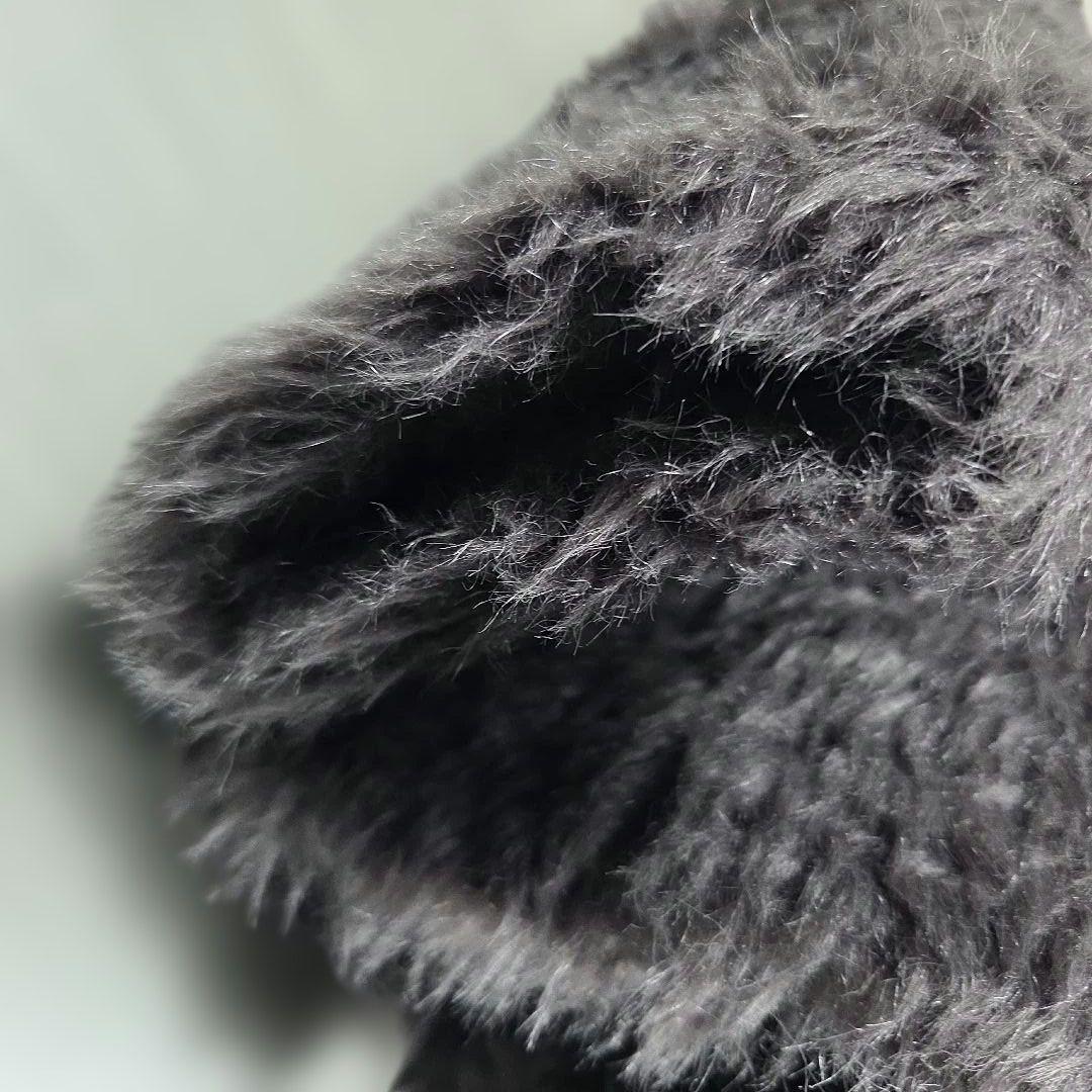 FRAY I.D ECOPEL ハイネックファー ミドルジャケット モダクリル