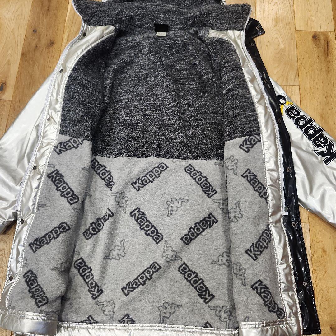 希少✨Kappa　フェニックス　ベンチコート　シルバー　銀色　ヴィンテージ