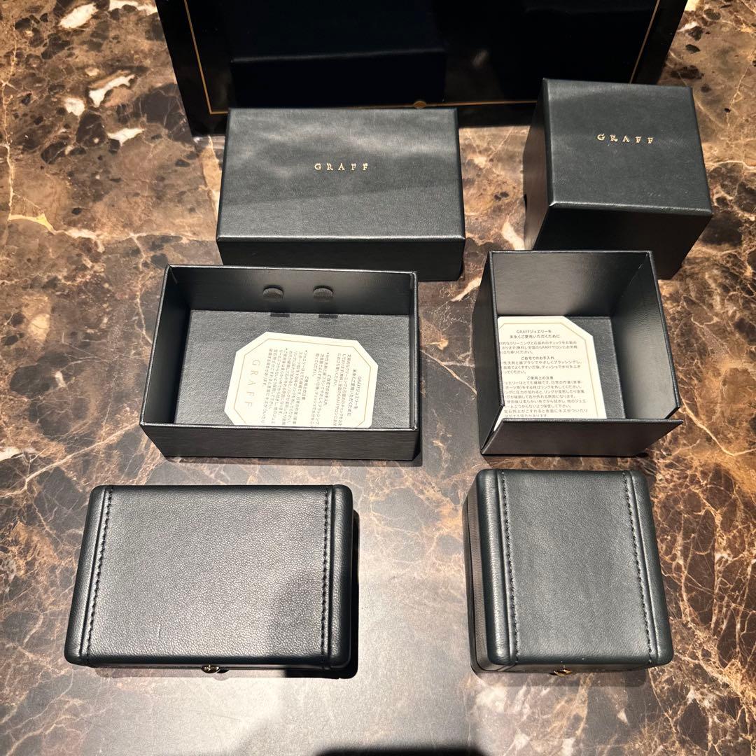GRAFF ジュエリーボックス　セット　ネックレス　ピアス