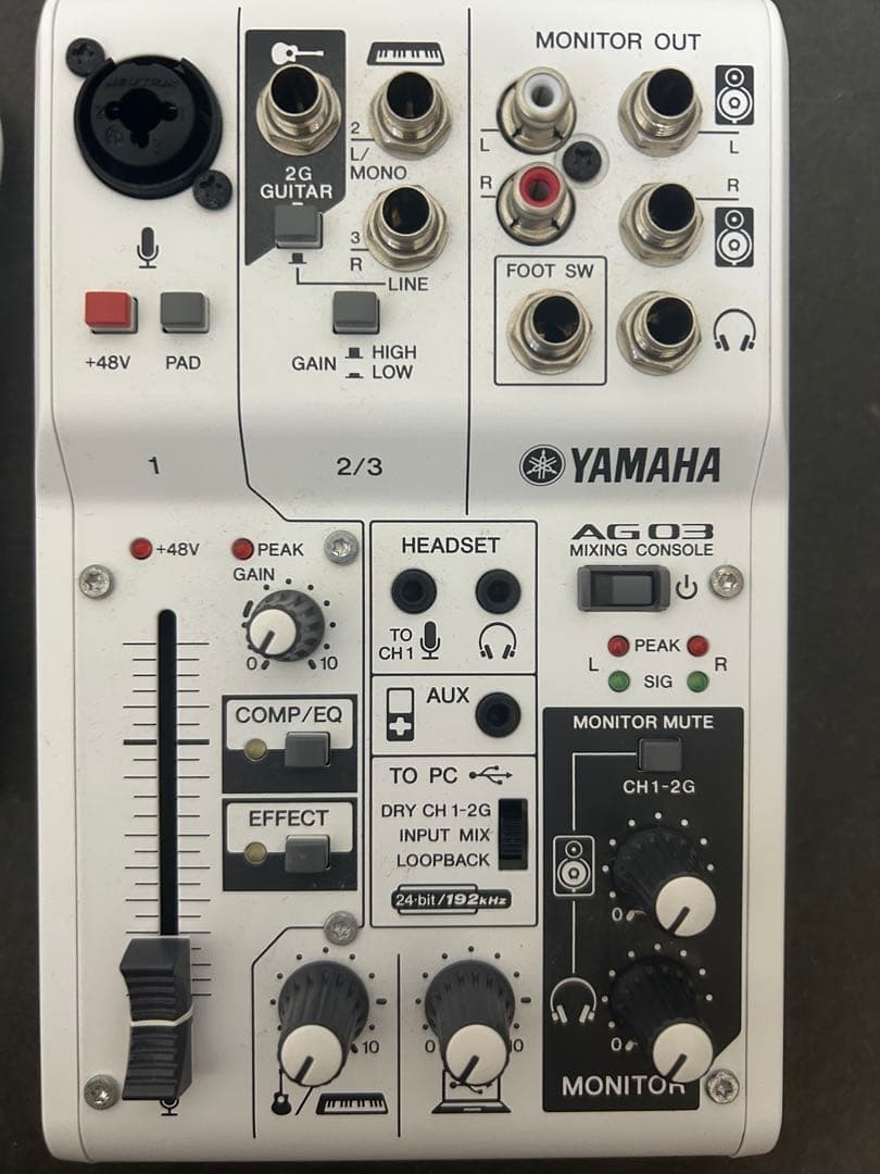 YAMAHA AG03 オーディオインターフェースミキサー