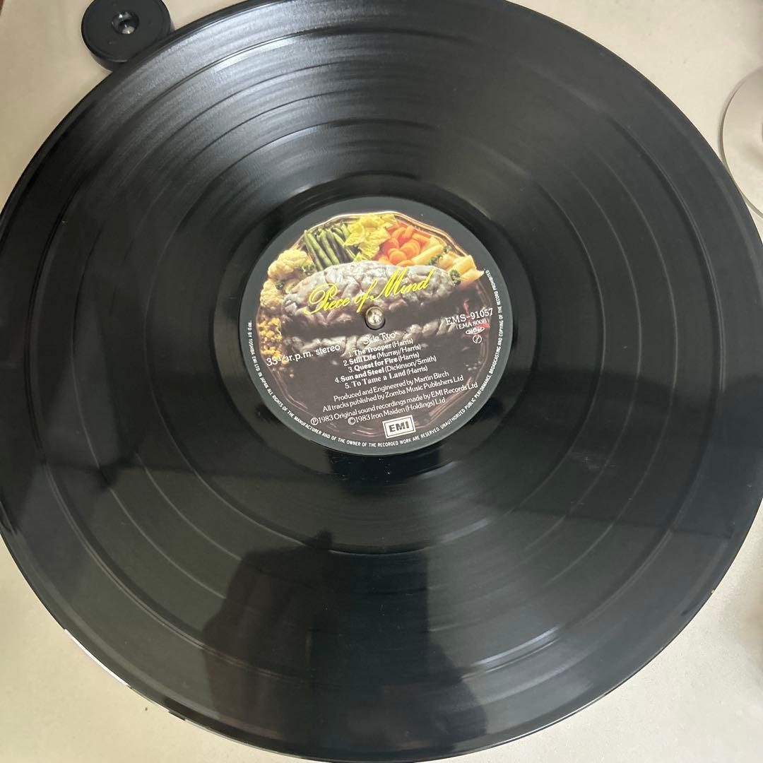 Iron Maiden Piece of Mindレコード頭脳改革帯ライナー