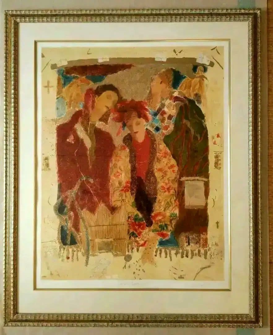 特価◯絵画 シルクスクリーン版画　額装品