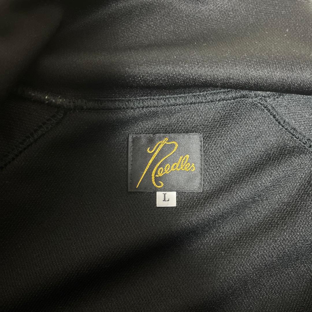 トラックジャケット　L ブラック　グレー　nano ニードルス