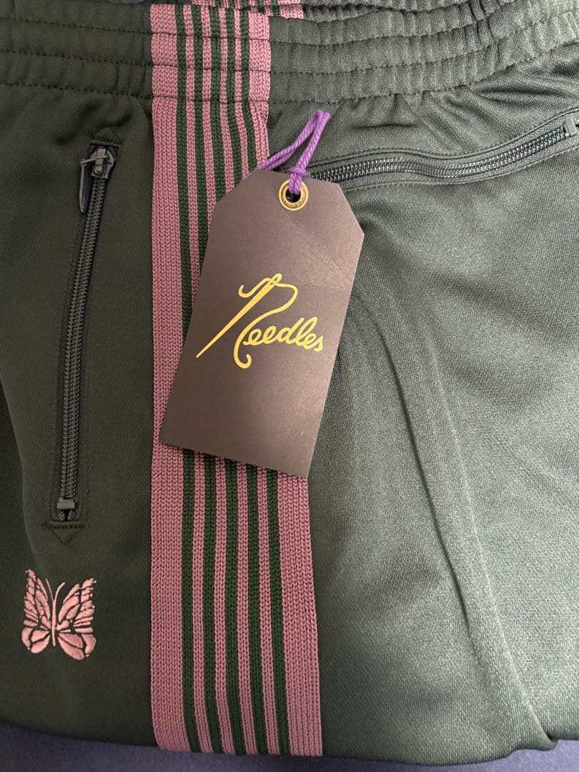 Needles トラックパンツ 25AW グリーン サイズXS