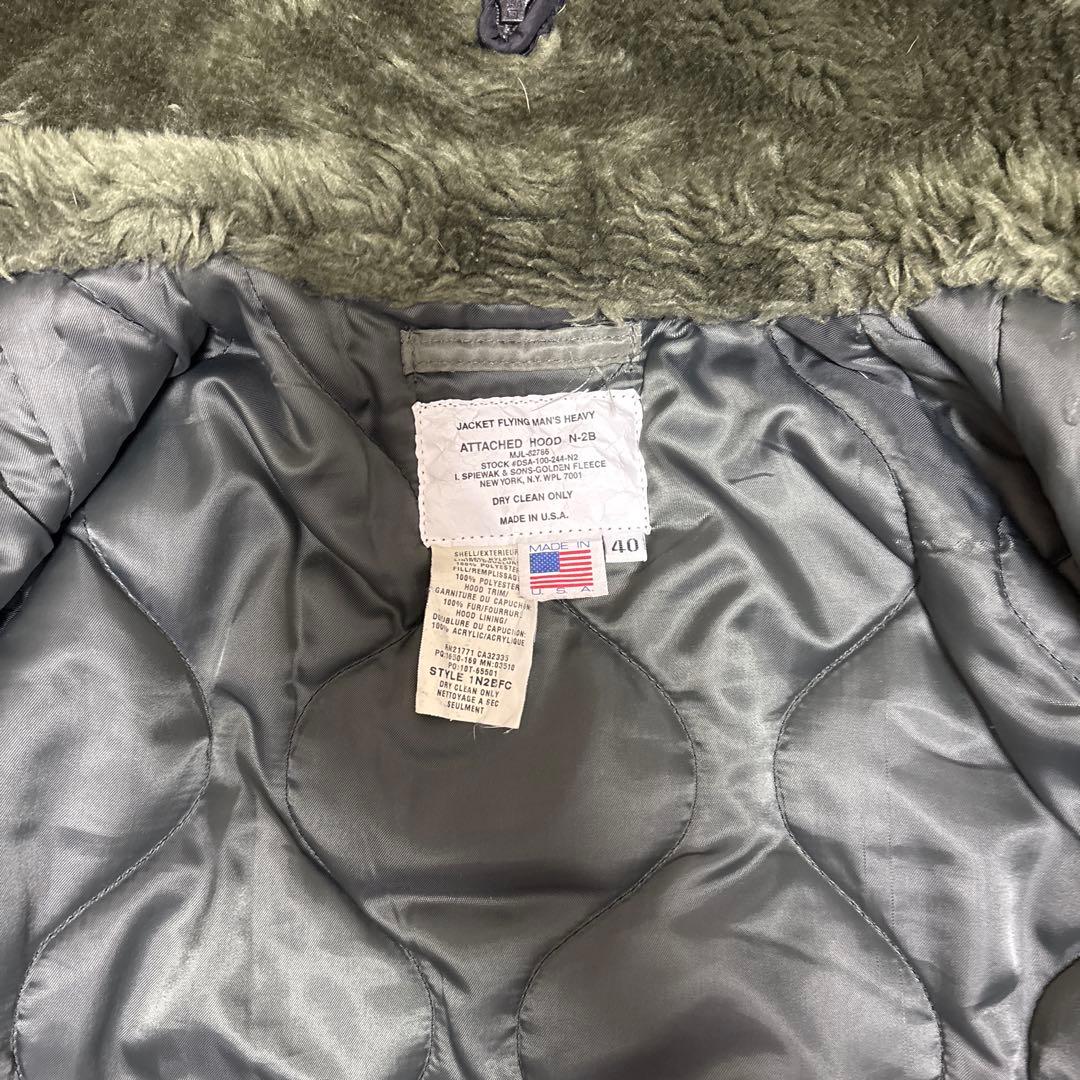 SPIEWAK スピワック n-2b フライトジャケット USA製 サイズ40