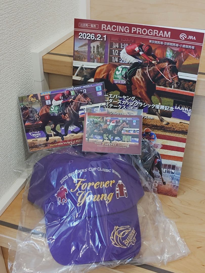 競馬　JRA フォーエバーヤング　キャップ他セット